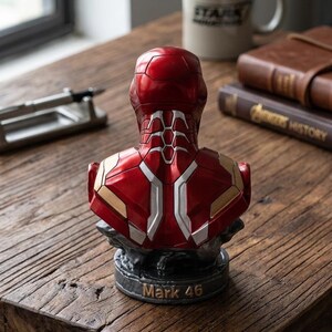 Iron Man 16 cm figur | Marvel superhjälte samlarstaty bild 3