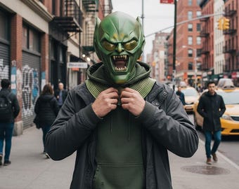 Máscara de Duende Verde / Supervillano de Spider-Man