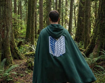 Attack on Titan Survey Corps-mantel | Anime Cosplay-dräkt