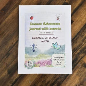 Fiche d'étude sur les insectes à imprimer pour la maternelle et le CP – Activités de sciences, de mathématiques et de lecture