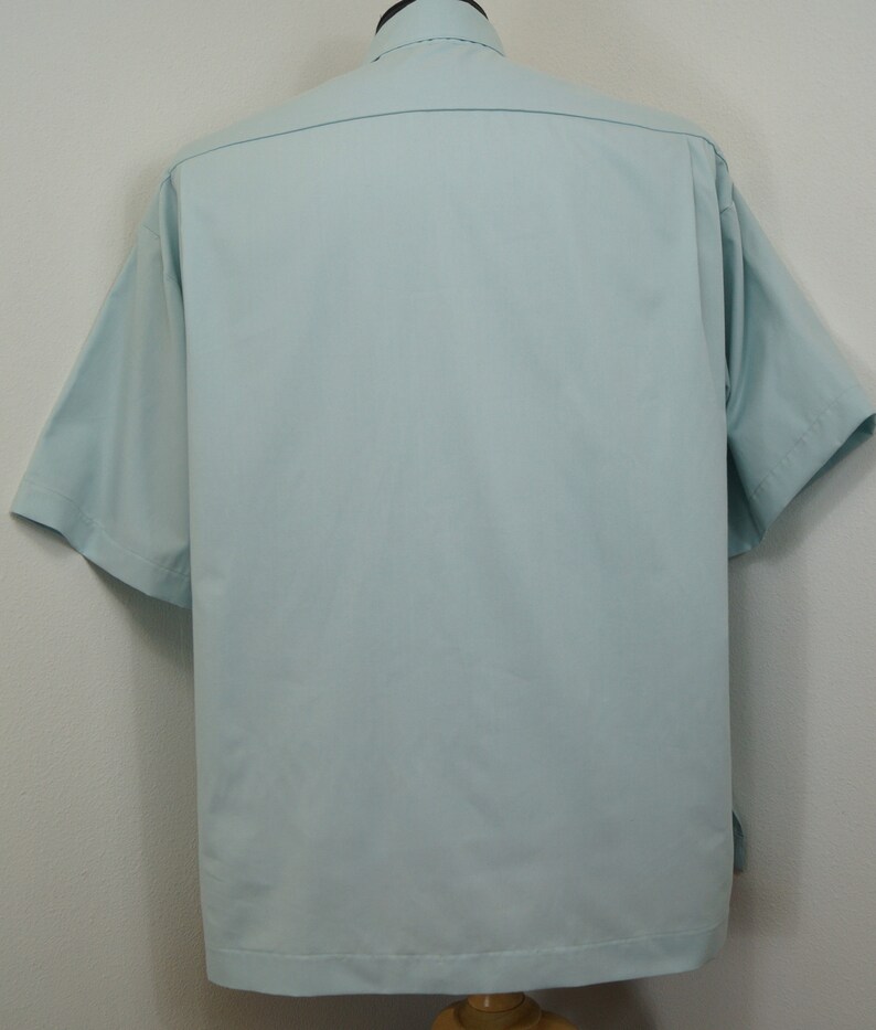 Select TAB or Fullband ready Untucked style CAMP Clerical tab shirt TEAL cotton-rich Oxford cloth select your size made to order