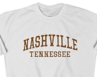 Nashville Tennessee Sweatshirt, Retro 70s style  Unisex Graphic Sweatshirts for Guys or Ladies, State Sweatshirt NP