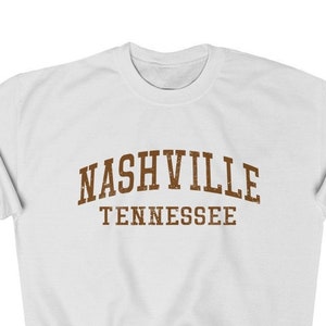 Nashville Tennessee Sweatshirt, Retro 70s style  Unisex Graphic Sweatshirts for Guys or Ladies, State Sweatshirt NP