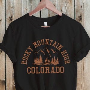 Get High in the Rockies Tee Colorado Gifts for Women 