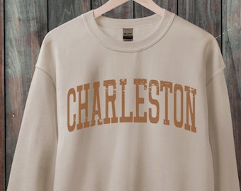 Charleston Sweatshirt, College Sweatshirts, South Carolina, SC Shirt, City Sweatshirt, Unisex Men's and Women's