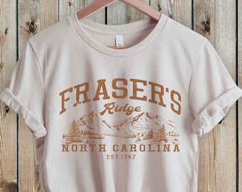 Fraser's Ridge Shirt, North Carolina Shirt, Unisex Jersey Short Sleeve Tee