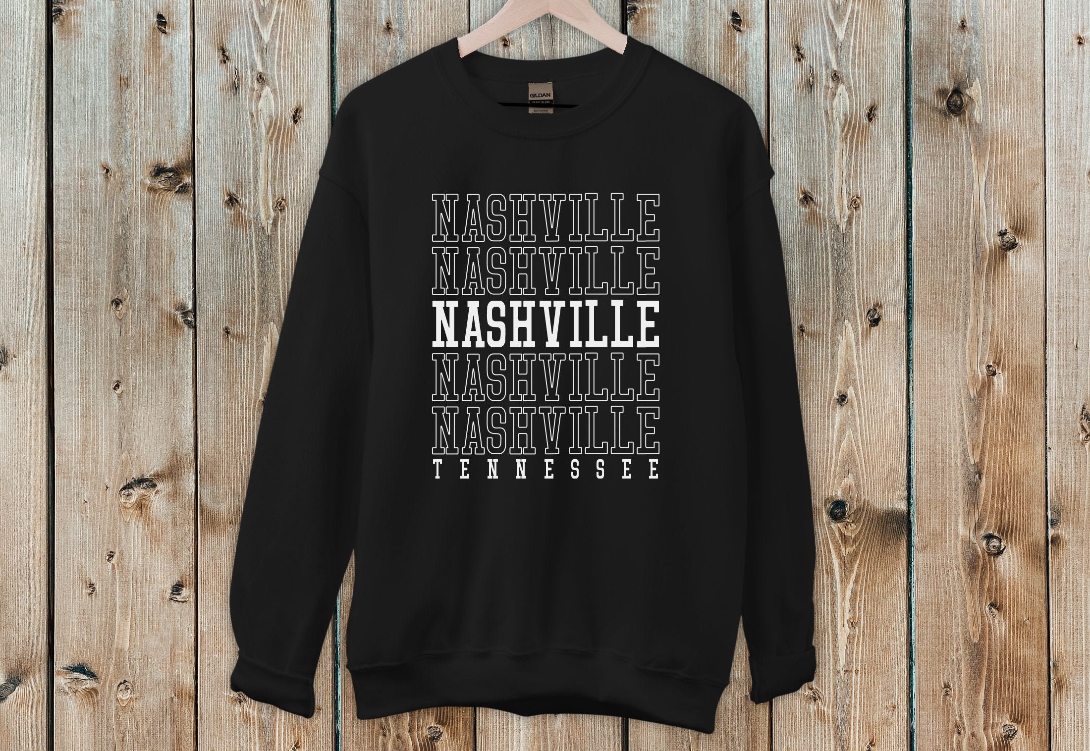 Nashville Tennessee Sweatshirt Nashville Sweatshirt College | Etsy