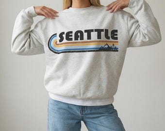 Seattle Sweatshirt, Pacific Northwest City Pride, Unisex Apparel for Ladies or Men