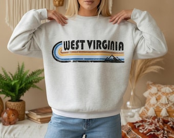 West Virginia Sweatshirt, Home Town Pride Sweatshirts, Unisex Women Men
