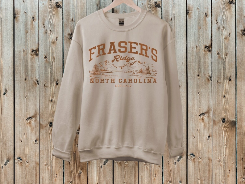 Fraser's Ridge Sweatshirt, North Carolina Sweatshirt, Unisex Men's and Women's image 1