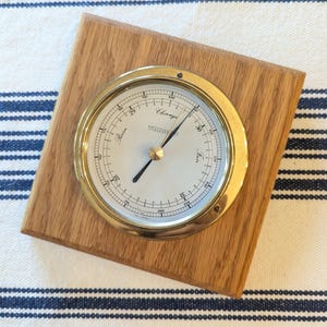 Weems and Plath Trident Barometer | Brass Oak Nautical Decor Made Germany