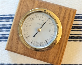 Weems and Plath Trident Barometer | Brass Oak Nautical Decor Made Germany