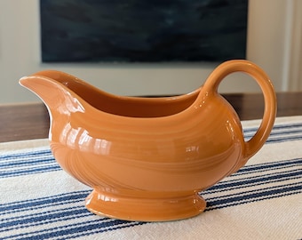 Fiesta Orange Gravy Boat | Vintage | Fiestaware | Mandarin