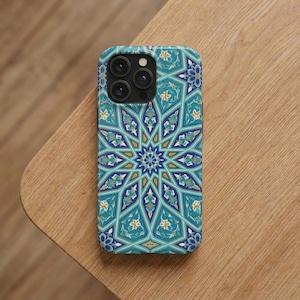 Persian Kashan Tile Phone Case | Islamic Geometric | Moroccan Pattern