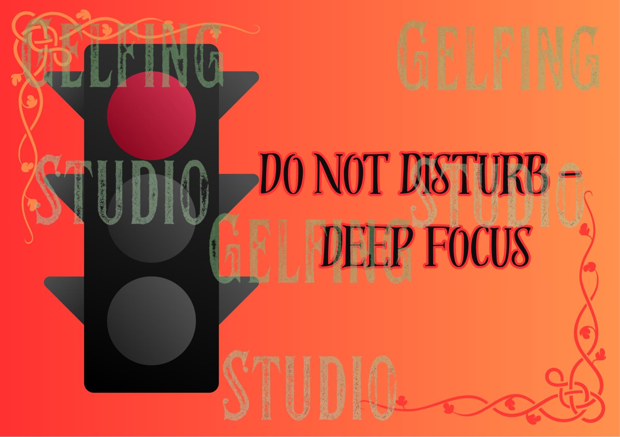 ADHD Desk Focus Sign | Do Not Disturb, Quick Questions, Interruptions ...