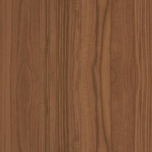 Side angle of hardwood TV console showing low profile under 27 inches