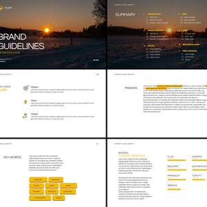 Brand Guidelines Manual Template | Figma Visual Identity Guide (35 Pages)