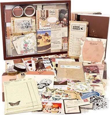 Junk Journal Ephemera Pack | 50+ Vintage Decoupage Paper Pieces, Tags ...