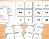 Kindergarten Sight Words Printable | Complete 6-Stage Program with Flashcards & Sentences