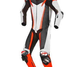 Kombinezon wyścigowy Alpinestars Motogp dla mężczyzn - Kombinezony z najwyższej jakości skóry bydlęcej - Kombinezony wyścigowe dla mężczyzn, ze wszystkimi możliwościami personalizacji