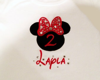 Personalized Minnie Mouse Shirt