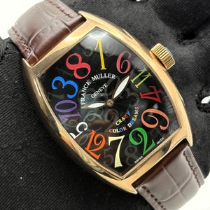 Vintage Franck MulLer Geneve Crazy Color Dream Master Of Complication Automatic Men's Wrist Watch Free Shipping