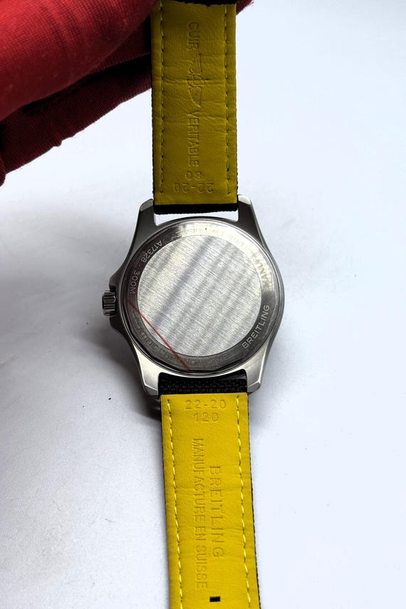 Breitling Automatic Rotating Bezel Black Dial Dat… - image 9