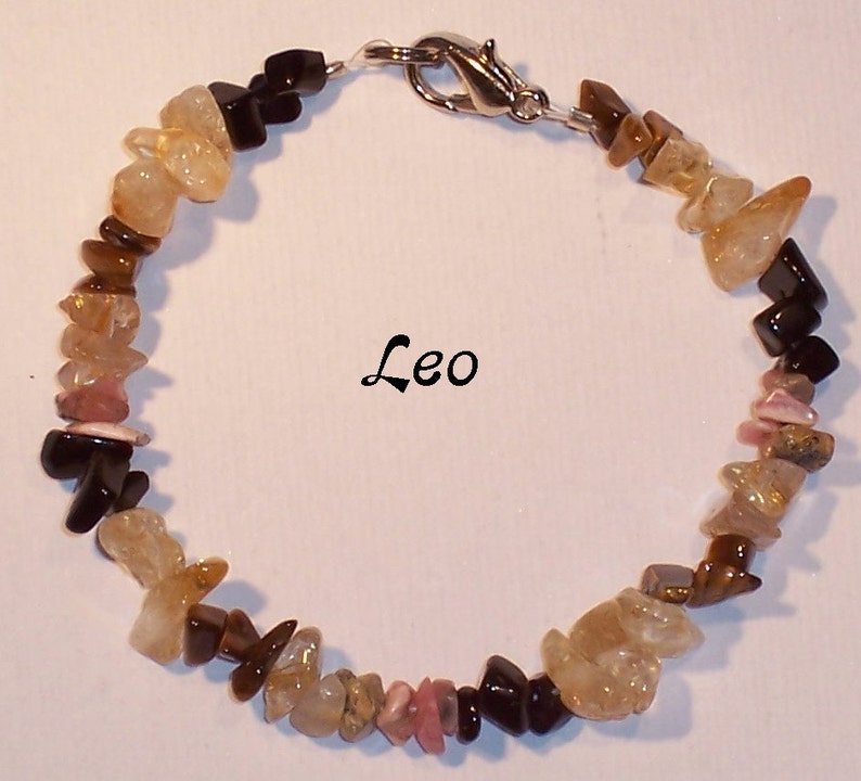 Zodiac Bracelet Leo July 23 August 22 image 2