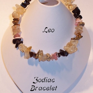 Zodiac Bracelet Leo July 23 August 22 image 1