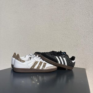 adidas gazelle silver green womens Personalised Adidas Gazelle Stripes Custom Trainers