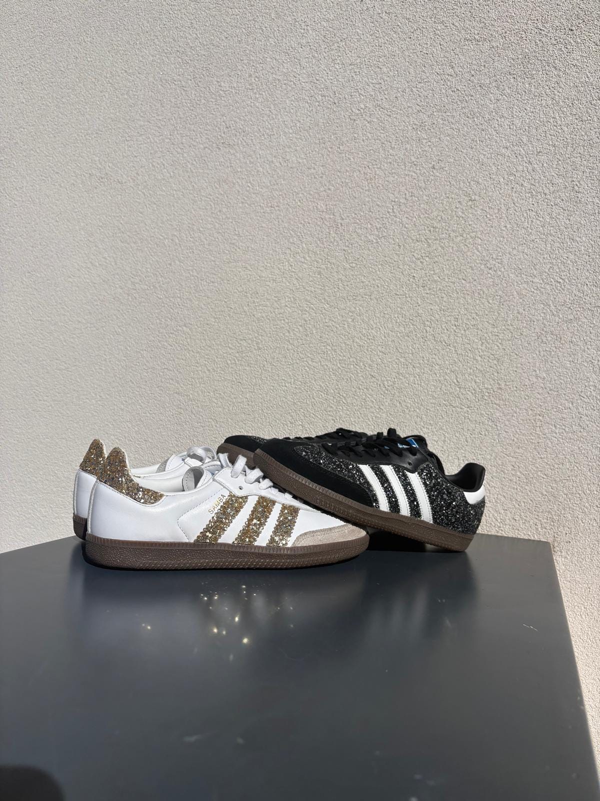adidas gazelle silver green womens Limited edition The Stone Roses Waterfall light blue / white Adidas cu –  Sneakcustomtrainers.com main image 0