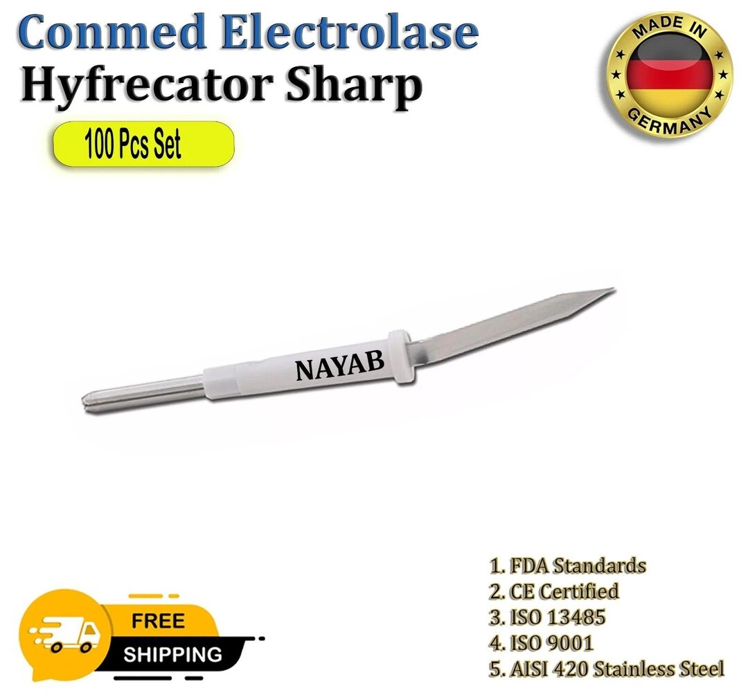 Sharp Point Electrode Conmed Electrolase Disposable Electrode - Sharp Tip 100 Pcs - Etsy