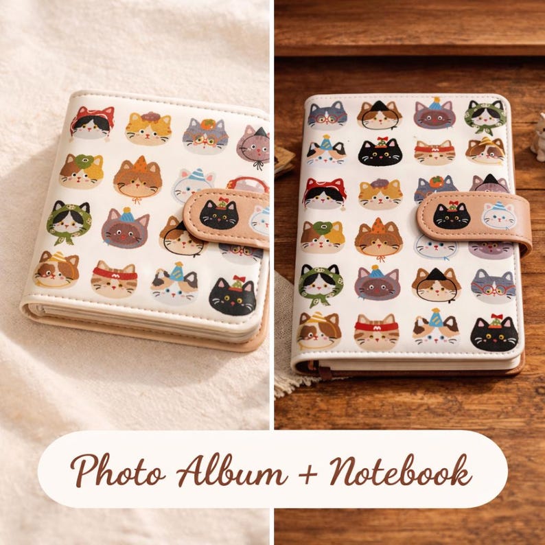 Kawaii Cat A6 Planner Notebook, Cute Cat Journal, Cat Lover Gift, Cat ...