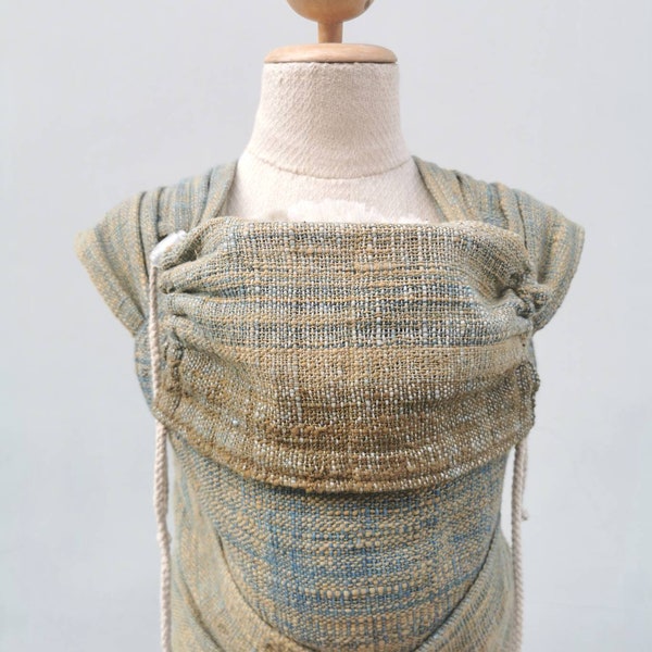 NEW Meh Dai Toddler carrier - handwoven Mei Tai sling with a hood - Standart size (6m-2T) Thick