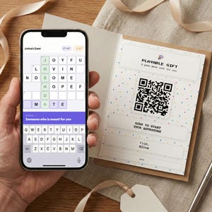Personalisiertes Kreuzworträtsel: Grußkarten-Einsatz