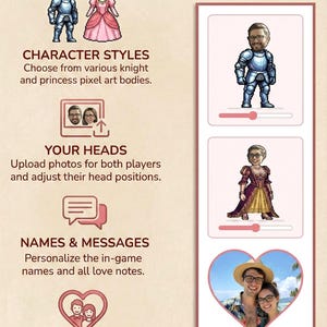 Custom Love Story Mobile Game: Personalized Anniversary Gift image 4