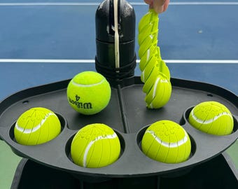 Pelota de slime con espiral retorcida impresa en 3D para tenis • Recuerdos de fiesta • Relleno de regalos de fin de temporada • Alivio del estrés • Regalo para amantes del tenis
