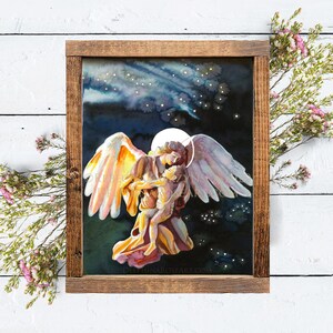 Guardian Angel fine art print 5x7"