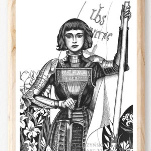 St. Joan of Arc fine art print 5x7"