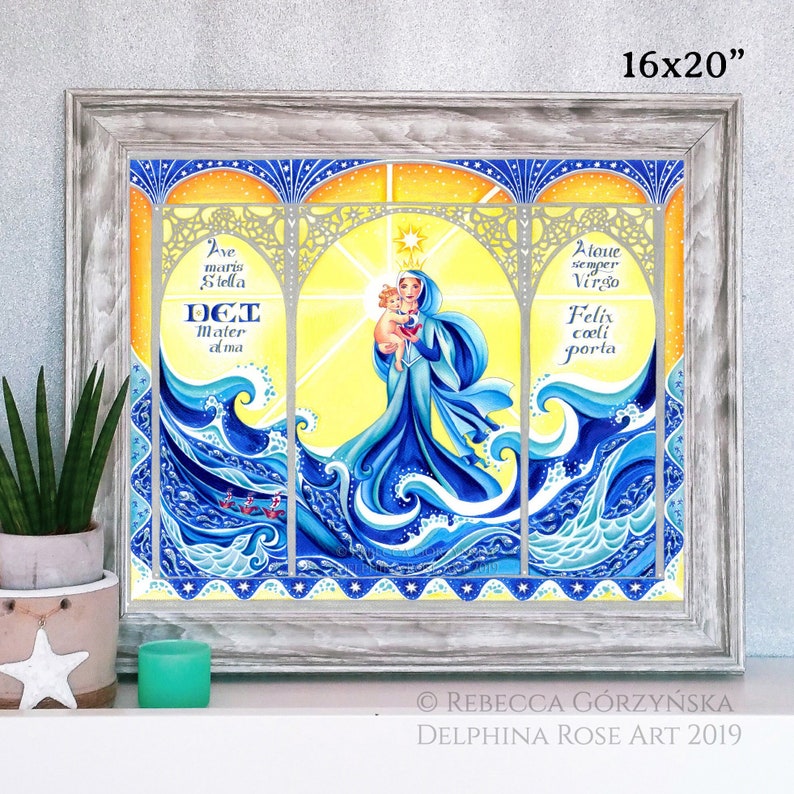 Star of the Sea Stella Maris Fine Art Print Etsy