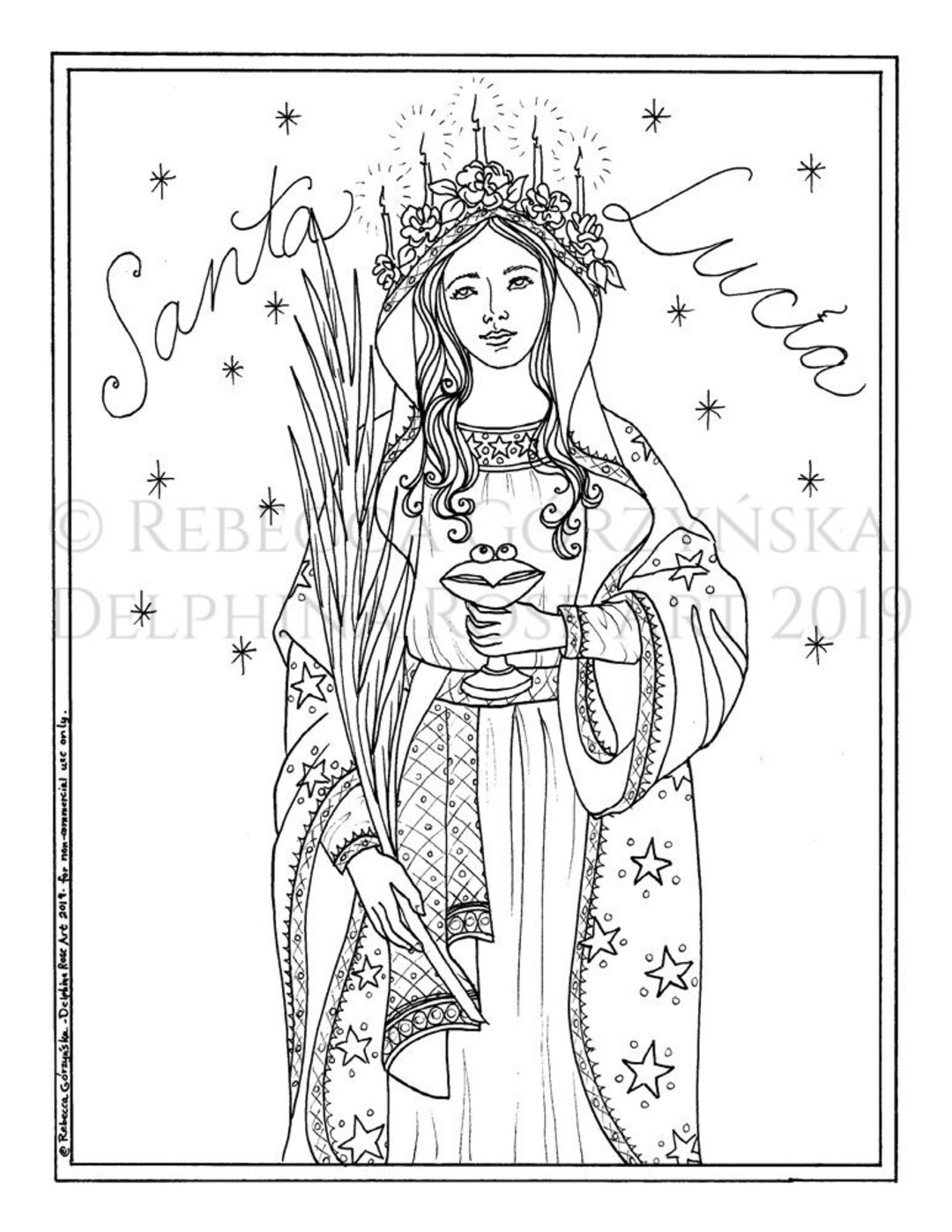 Saint Louis - Catholic Coloring Page