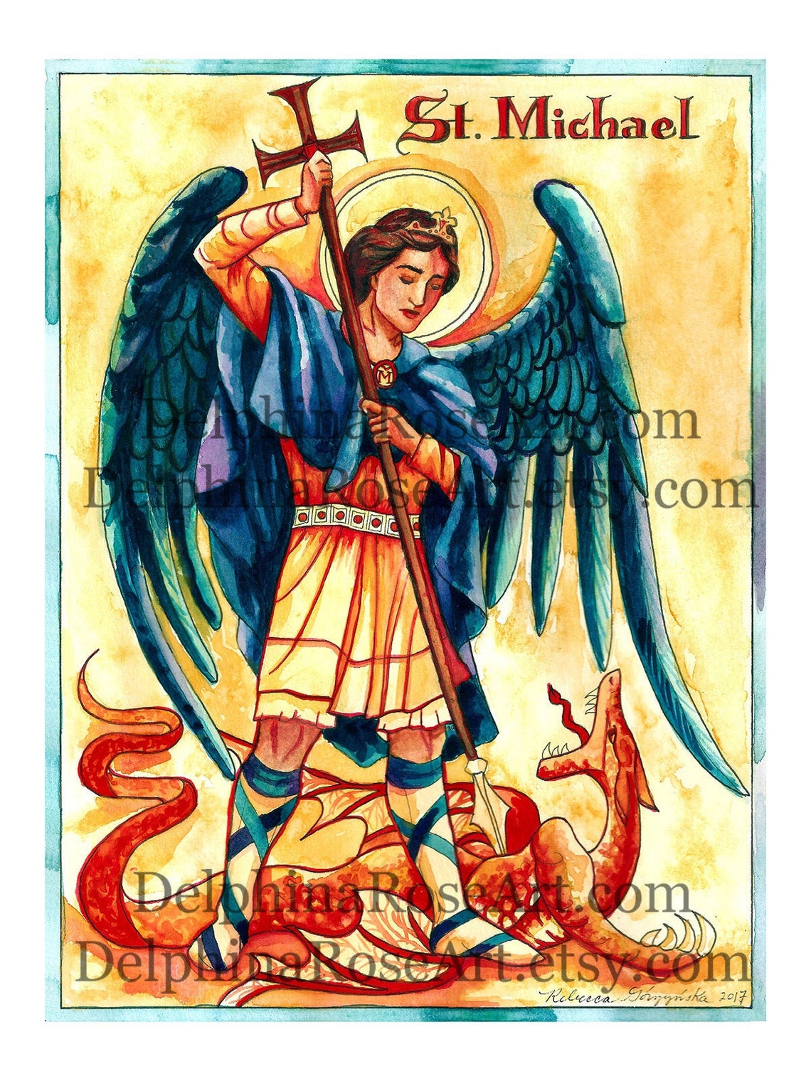 st-michael-the-archangel-printable-art-etsy