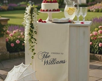 Fabric Bar Menu Sign,  Wedding Cocktails, Signature Drink Wedding Sign, Personalized Cocktail Bar Sign, Linen Fabric Wedding Bar Banner