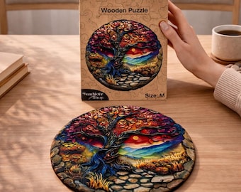 Vintage Springbok Round Puzzle: Tropical Birds, Arthur Singer Art