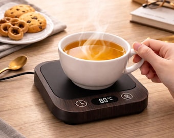 Smart Mug Warmer – Temperature Control Coffee Cup Heater, Auto Shut Off