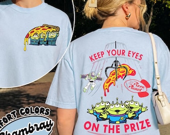 Pizza Planet Comfort Colors Shirt, Disney Birthday Shirt, Retro Disneyland Trip Shirt, Funny Toy Story Shirt, Alien Buzz Lightyear Shirt