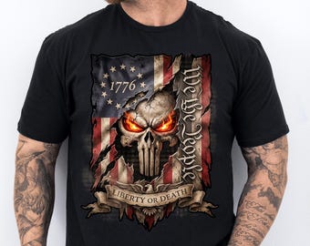We The People Shirt, USA 250 Shirt, Independence Day Shirt, 4th Of July Shirt, American Flag Shirt, Patriotic USA Shirt, Skull Shirt