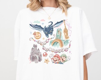 Comfort Colors Epic Universe 2026 Shirt, Universal Studios Orlando Shirt, Toothless Shirt, Family Trip Shirt, Super Mario and Luigi Shirt