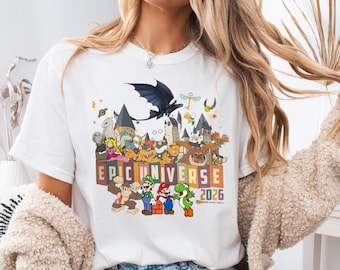 Comfort Colors Epic Universe Shirt, Universal Studios Park Shirt, Universal Orlando Shirt, Family Trip Shirt, How To Train Your Dragon Shirt
