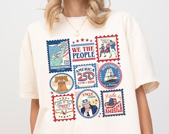 Comfort Colors USA 250th Anniversary Shirt, 4th Of July Shirt, Independence Day Shirt, Patriotic America Shirt, Uncle Sam Shirt